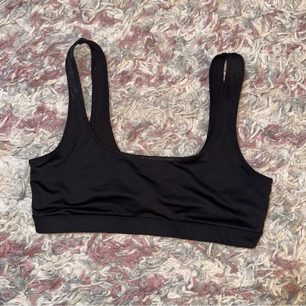 SKIMS black bikini top L